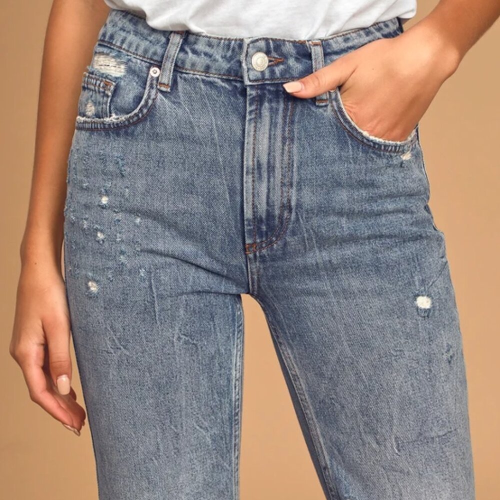 We The Free • Dakota Straight Leg Distressed Jeans - Picture 2 of 15